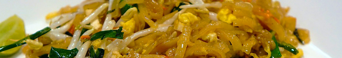 Eating Asian Fusion Thai at Kapow Kitchen restaurant in Garnet Valley, PA.